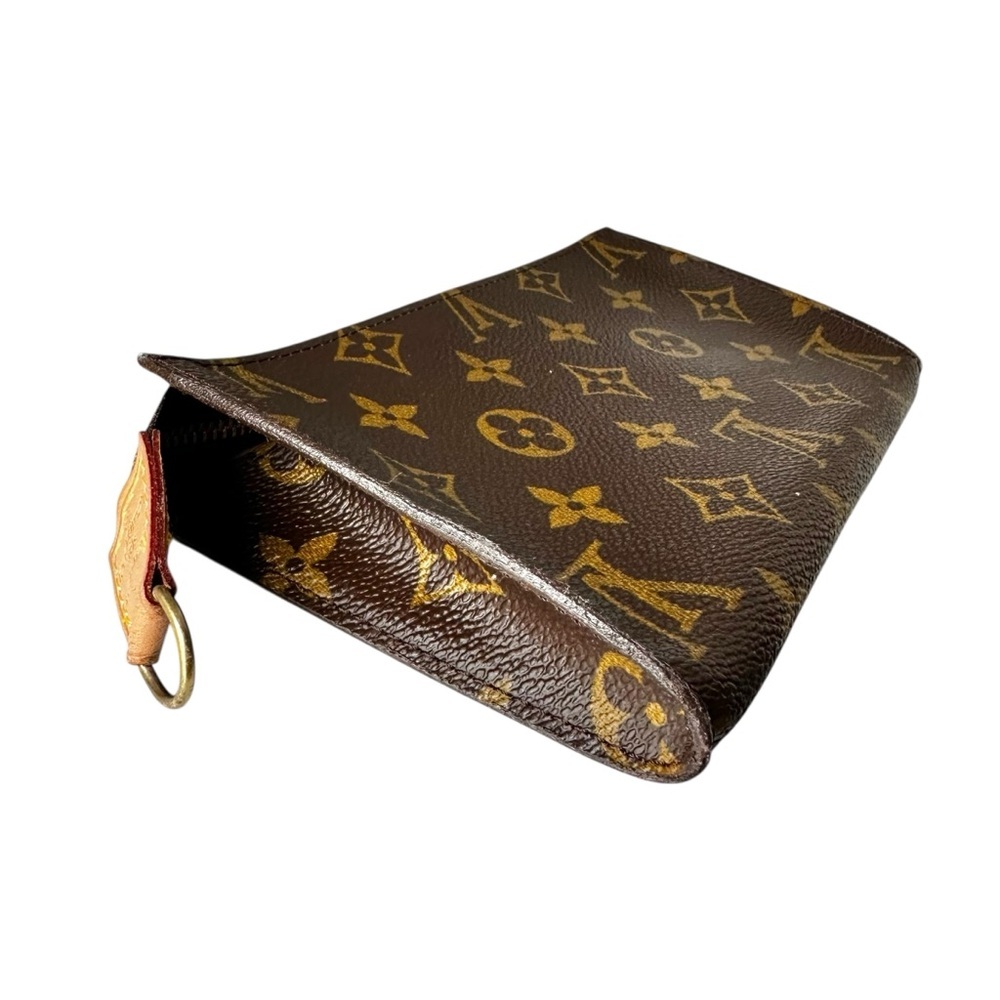 Louis Vuitton Monogram & Vachetta Leather Bucket Toiletry Pouch Bag - Picture 2 of 15